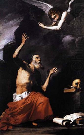 Jose de Ribera St Jerome and the Angel china oil painting image
